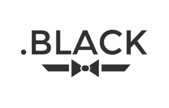 black tld logo